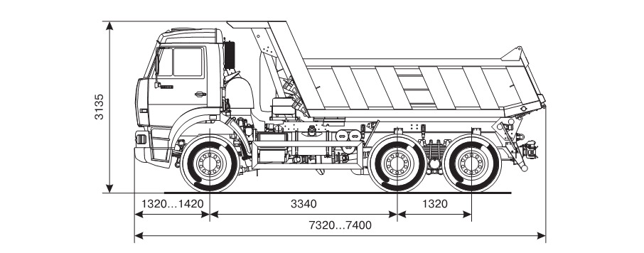 Самосвал КамАЗ 65111-6020-24