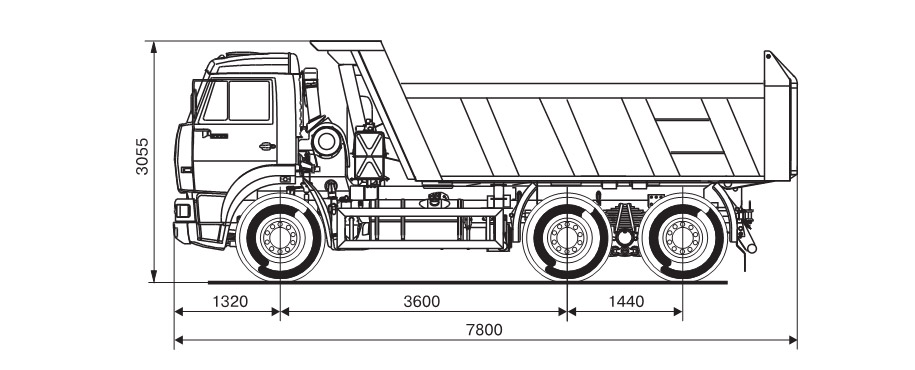 Самосвал КамАЗ 6520-26020-63 
