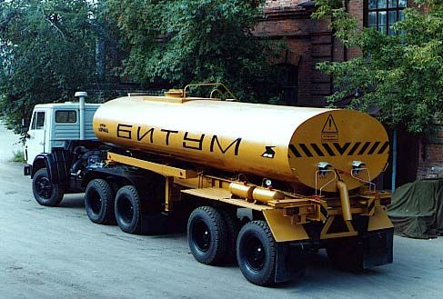 Автопоезд битумовоз КамАЗ